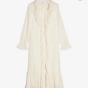 Boho Topshop Ruffle Maxi Chiffon dress (willing to trade for size 4!!)